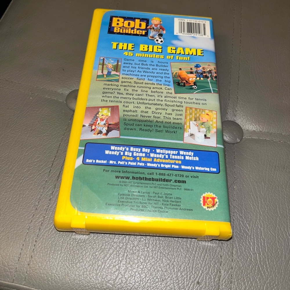 Bob The Builder The Big Game vhs - Picture 2 of 2